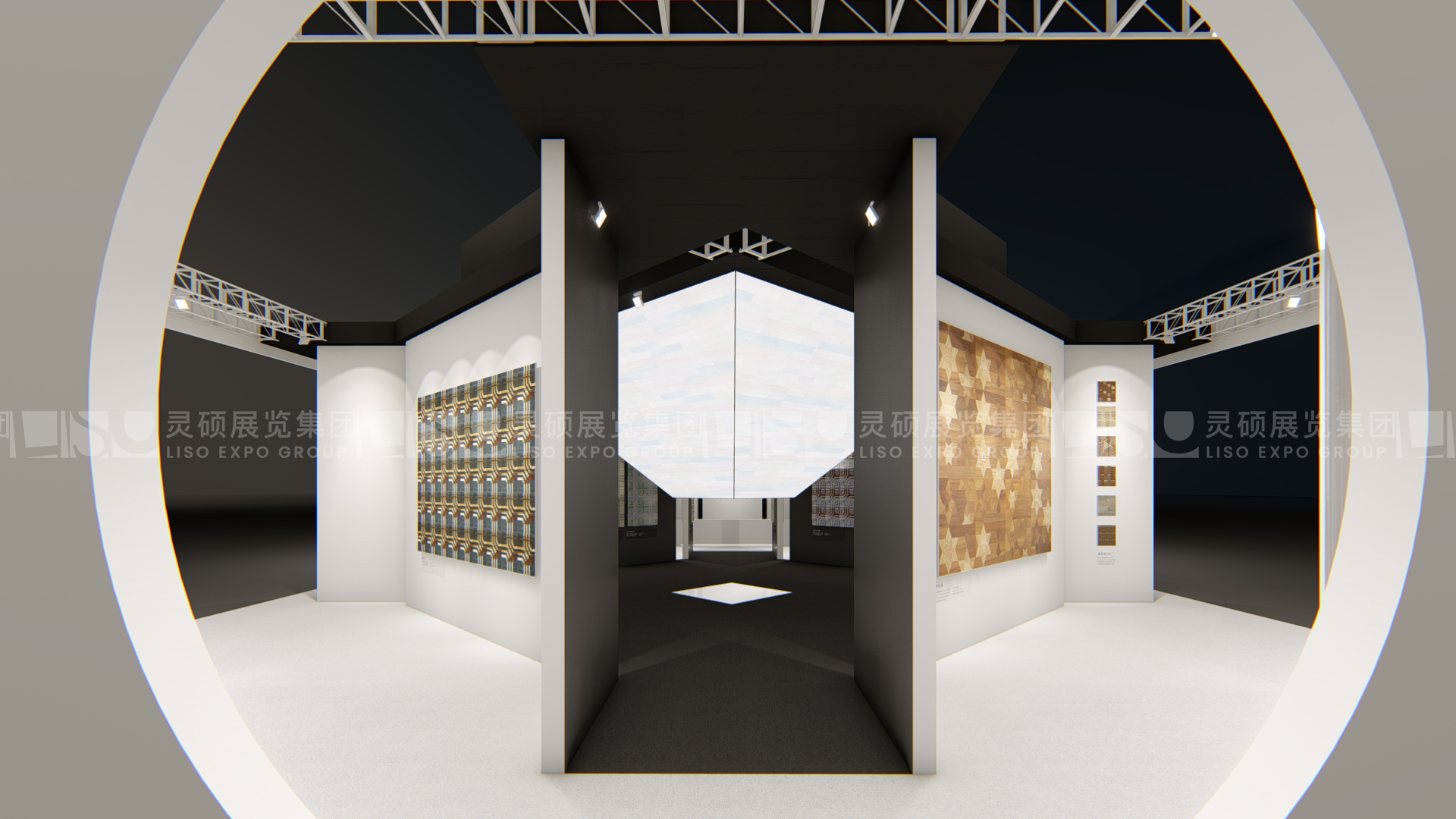 地面材料展展臺(tái)設(shè)計(jì)搭建案例-森林之星