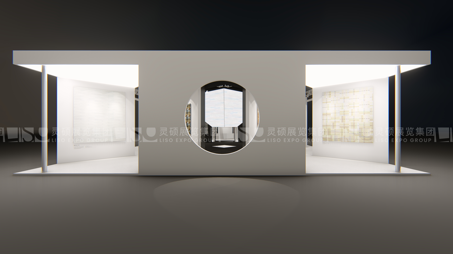 地面材料展展臺(tái)設(shè)計(jì)搭建案例-森林之星