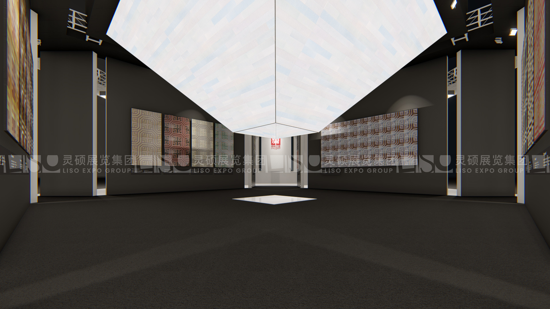 地面材料展展臺(tái)設(shè)計(jì)搭建案例-森林之星