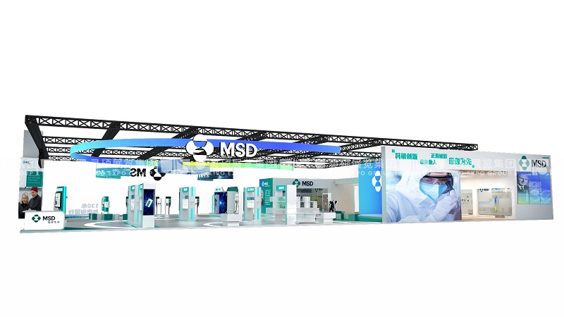 默沙東MSD上海展會(huì)展臺(tái)設(shè)計(jì)案例