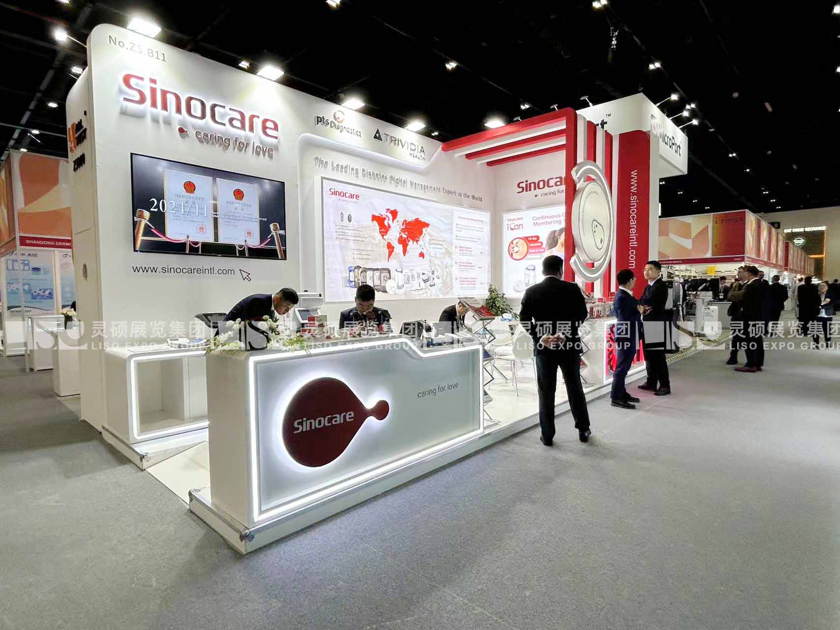 國外展臺設(shè)計搭建-三諾