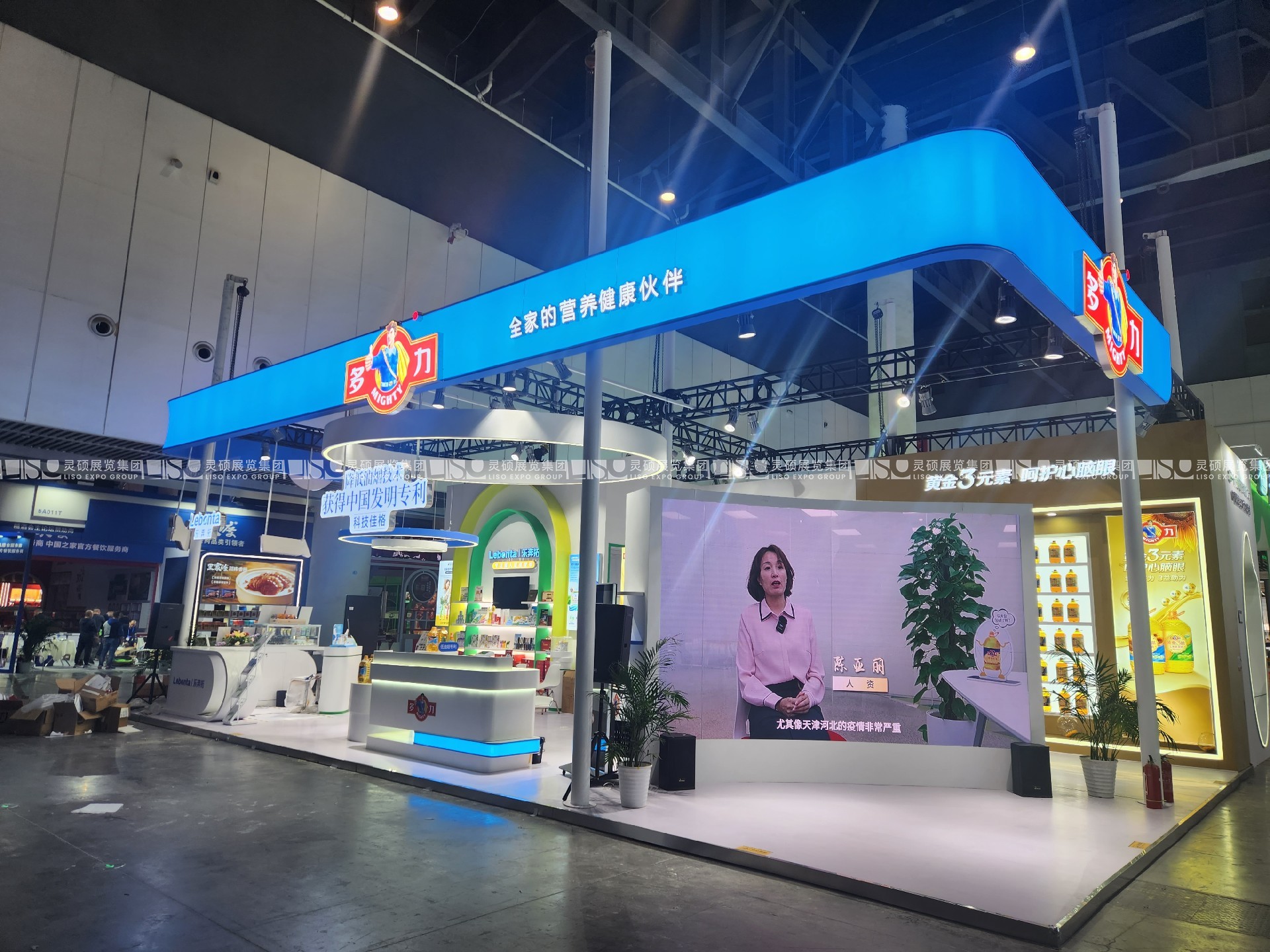 成都糖酒會(huì)展臺(tái)搭建案例-多力