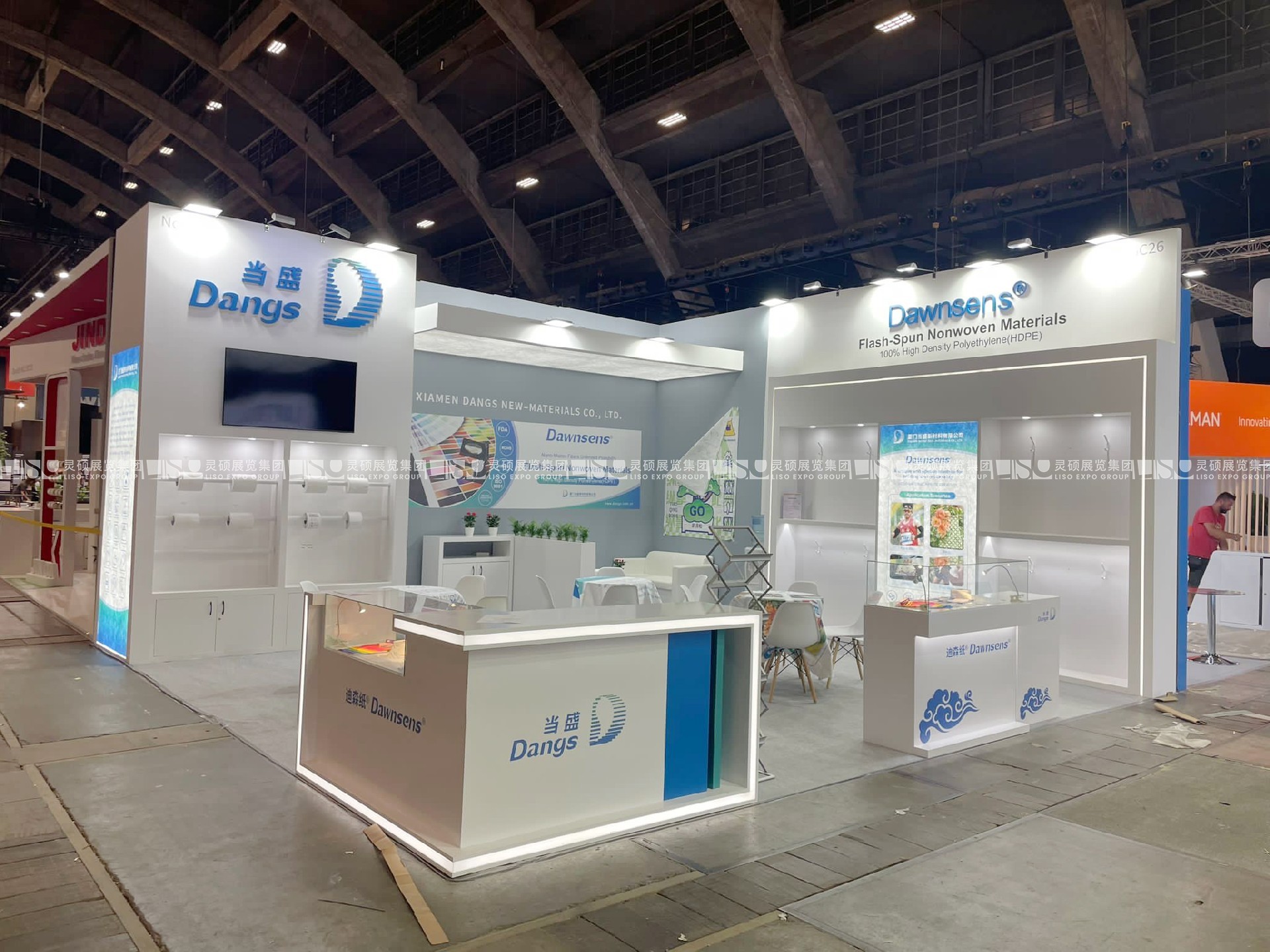 國際標簽展展臺設計搭建-當盛