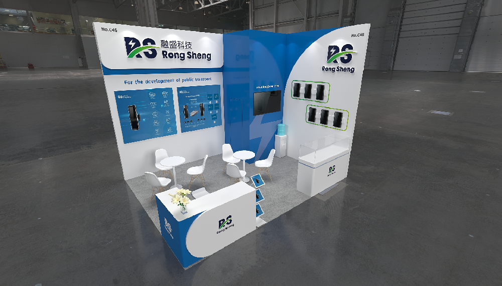 德國漢諾威車展展臺設(shè)計(jì)搭建案例-融盛科技