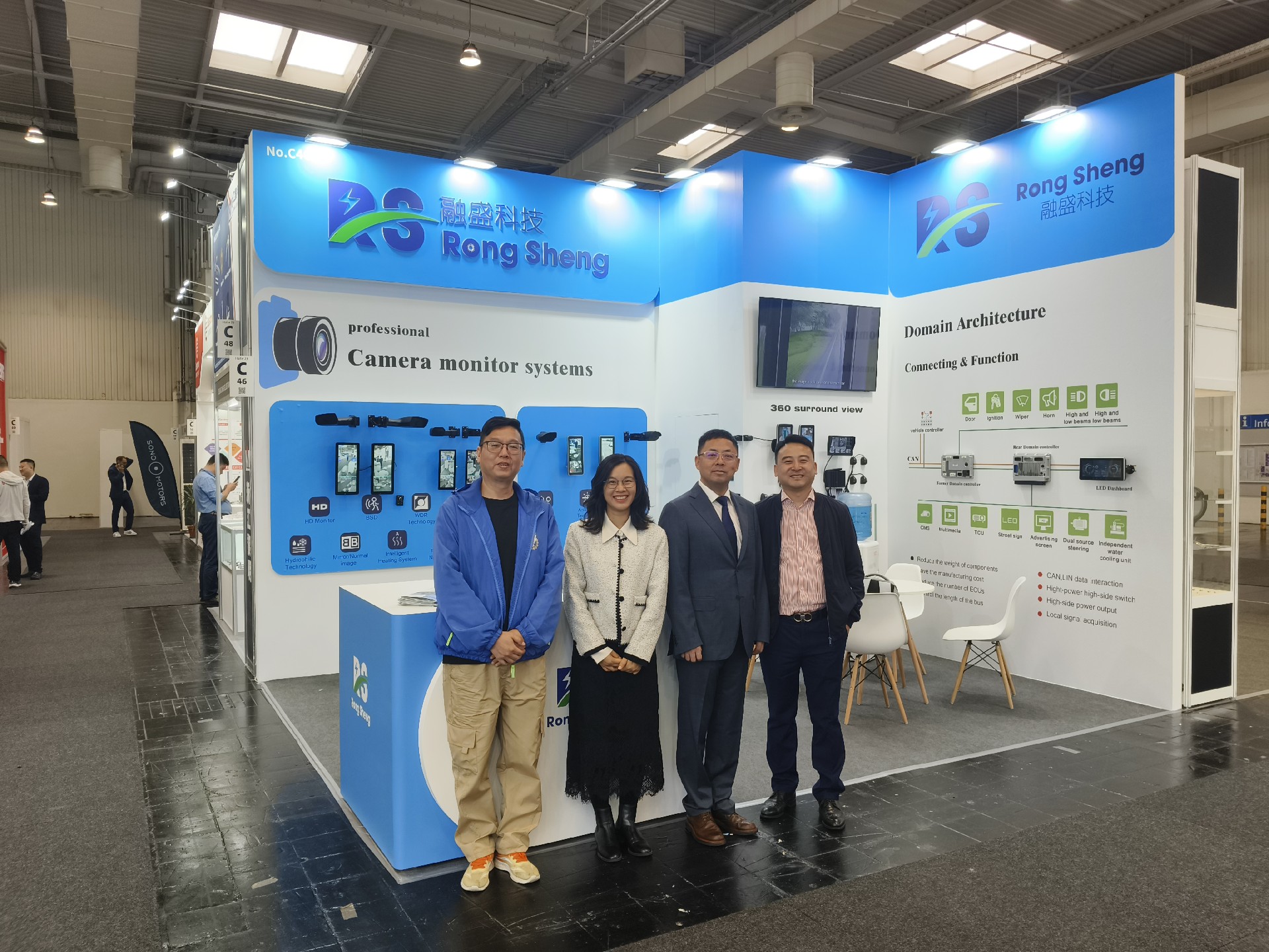 德國漢諾威車展展臺設(shè)計(jì)搭建案例-融盛科技