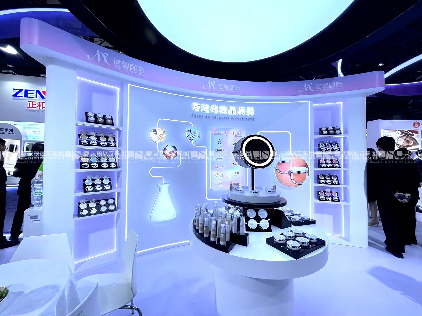 中國國際化妝品、個人和家庭護(hù)理用品原料展覽會展臺搭建 - 諾鑫國際