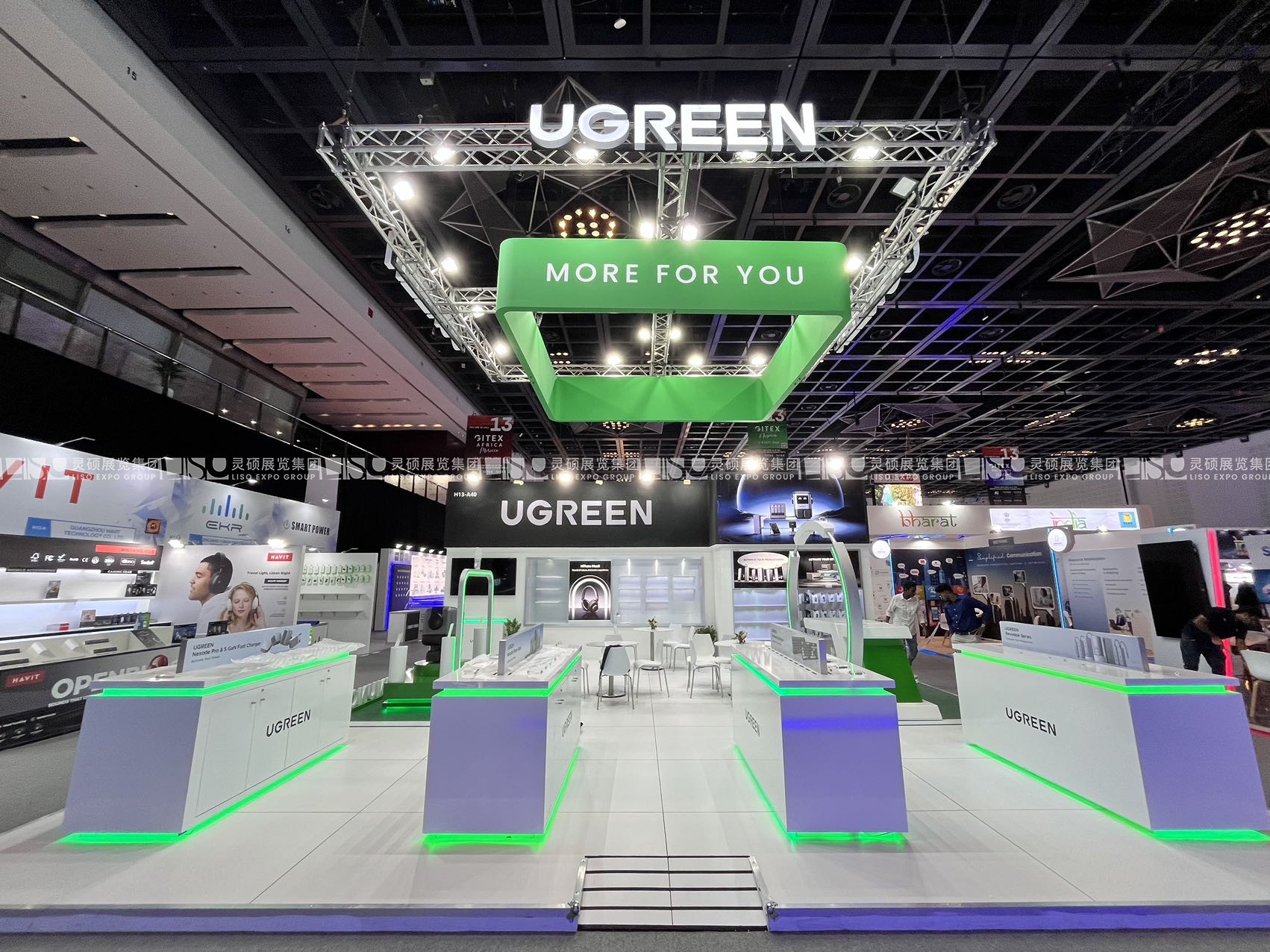 迪拜展臺(tái)設(shè)計(jì)搭建（消費(fèi)電子及通訊展）