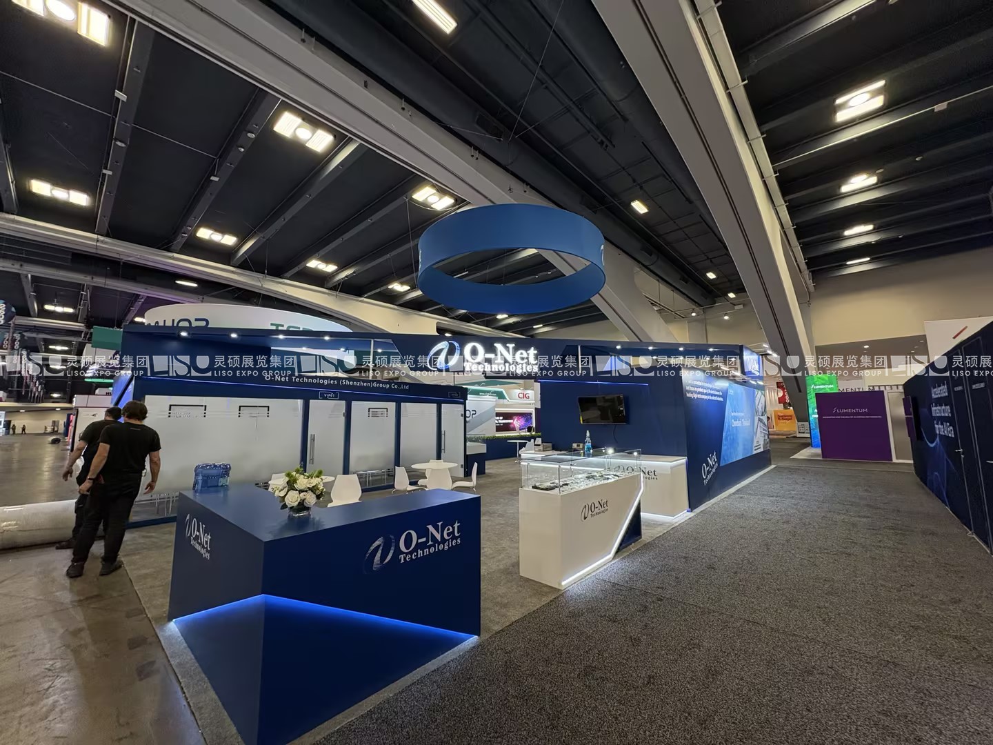 美國(guó)展臺(tái)設(shè)計(jì)搭建（光纖通訊展）