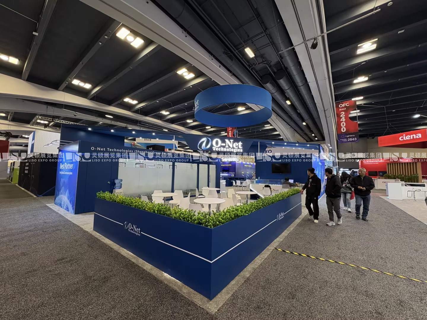 美國(guó)展臺(tái)設(shè)計(jì)搭建（光纖通訊展）