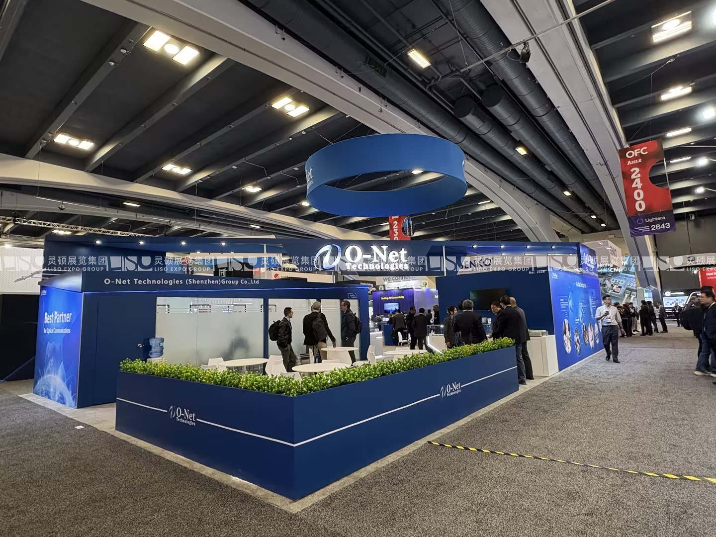 美國(guó)展臺(tái)設(shè)計(jì)搭建（光纖通訊展）