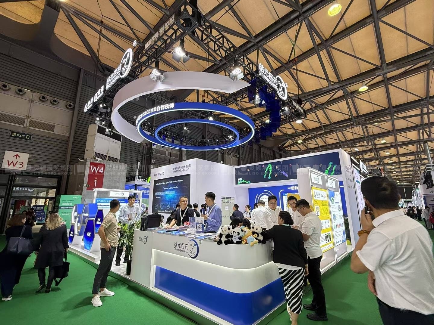 上海展臺(tái)設(shè)計(jì)搭建（世界制藥原料展）