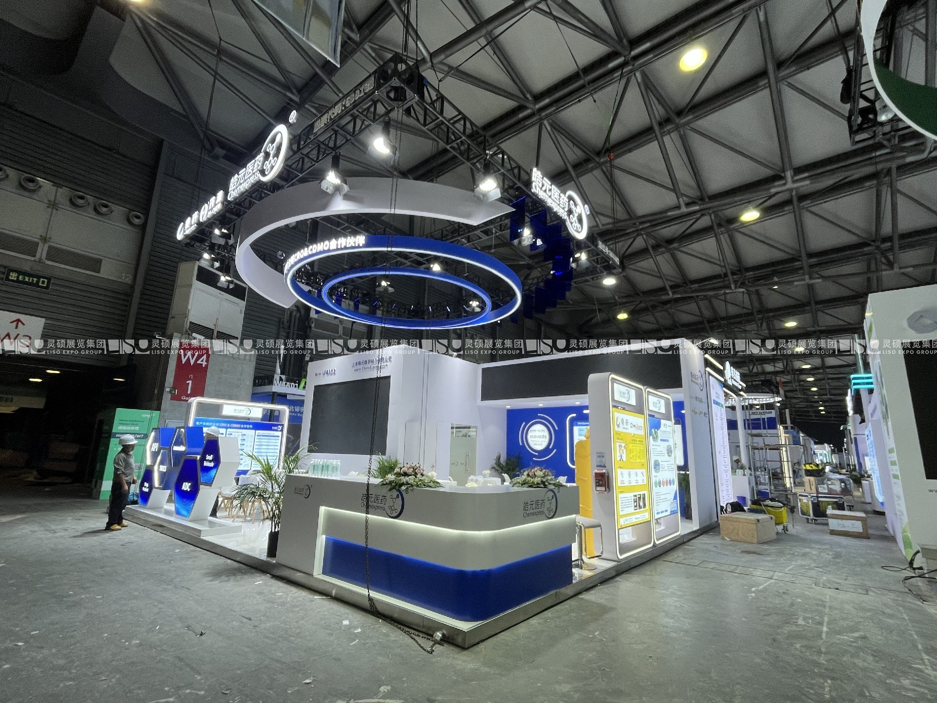 上海展臺設(shè)計搭建（世界制藥原料展）