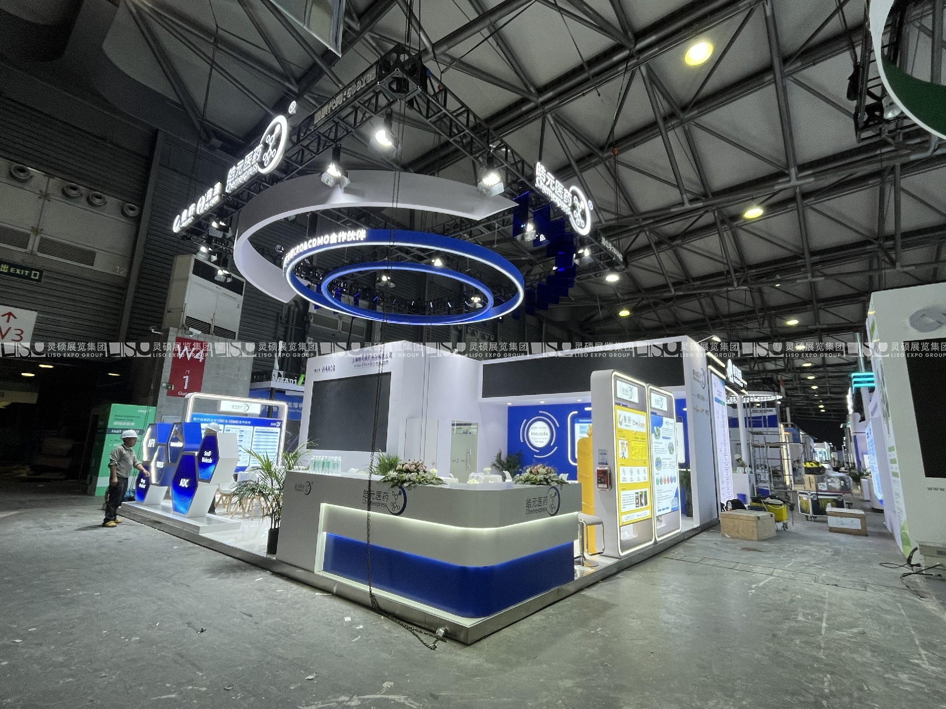 上海展臺設(shè)計搭建（世界制藥原料展）