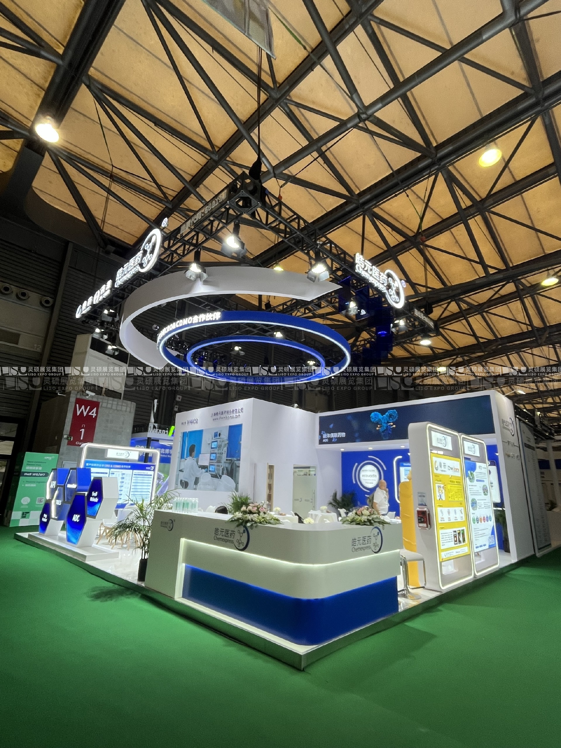 上海展臺設(shè)計搭建（世界制藥原料展）