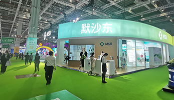 上海展會展臺設計搭建案例-默沙東