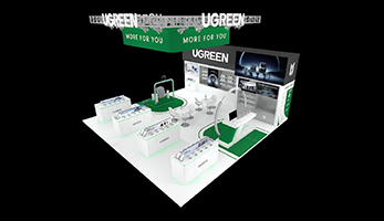 迪拜展臺設(shè)計搭建（消費電子及通訊展）